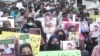 په پاکستان کې په تېرو کلونو کې د ورکو بلوڅانو موندلو لپاره لسګونه مظاهرې شوې دي - پخوانی انځور.