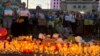 Акція протесту у звʼязку з російською атакою на дитячу лікарню «Охматдит». Варшава, Польща, 8 липня 2024 року