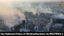 Вовчанськ. Кадр із відео, знятого дроном. 2 червня 2024 року
