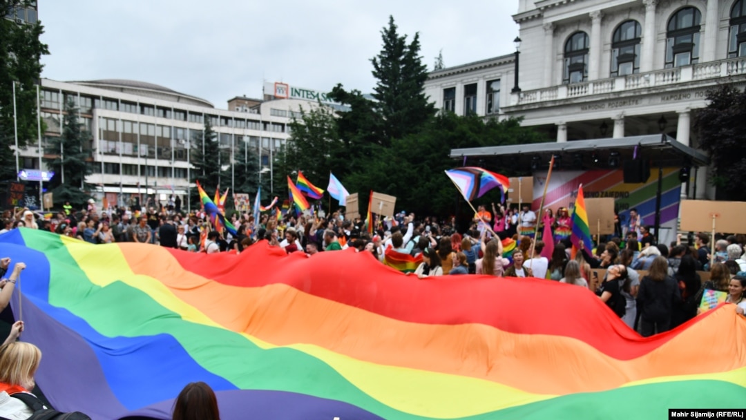 Povorka ponosa u Sarajevu, 24. juni 2024. 