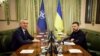 Генэральны сакратар NATO Енс Столтэнбэрг і прэзыдэнт Украіны Ўлядзімір Зяленскі. Кіеў, 30 красавіка 2023