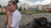 Місцева жителька на місці російського авіаудару, Харків, 22 травня 2024 року