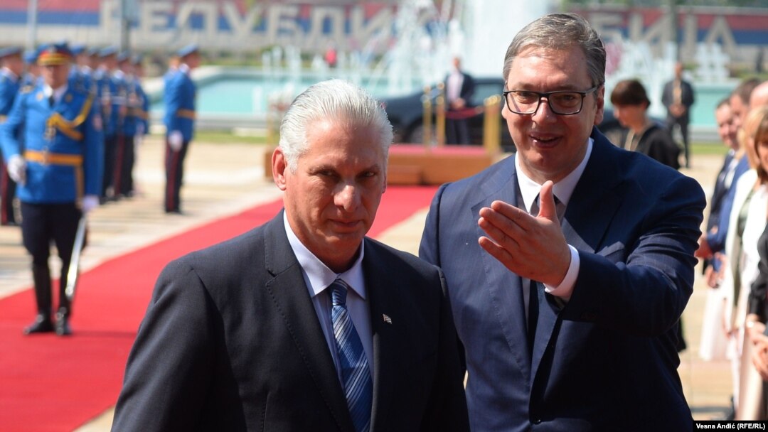 Migel Dijaz-Kanel je prvi je kubanski predsednik koji je došao u Beograd od 1986. i posete Fidela Kastra