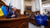 Генеральний секретар НАТО Єнс Столтенберґ під час виступу у Верховній Раді України. Київ, 29 квітня 2024 року