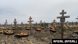 Цвинтар найманців ПВК «Вагнер» у Краснодарському краї Росії