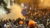 Мітинг на знак протесту проти законопроєкту про «іноземних агентів», Тбілісі, Грузія, 1 травня 2024 року