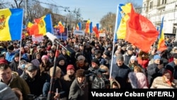 Учасники антиурядового протесту 12 березня 2023 року