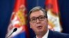 Predsednik Srbije Aleksandar Vučić na konferenciji za medije 21. avgusta 2022.