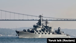 14 квітня у Чорному морі затонув флагман російського Чорноморського флоту – крейсер «Москва»