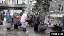 Эвакуация жителей Дебальцево