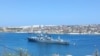 Крейсер «Москва» у Севастополі, 10 квітня 2022 року