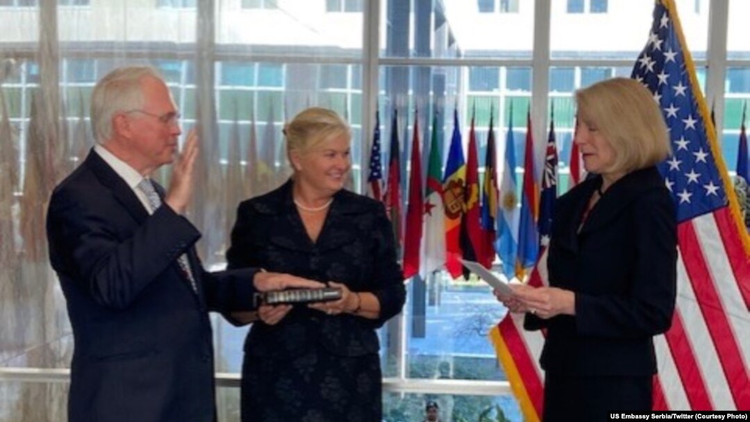 Novi ambasador SAD u Srbiji Christopher Hill polaže zakletvu, 15. mart 2022.