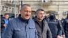 Tofiq Yaqublu Bəxtiyar Hacıyevin azadlığa buraxılması tələbi ilə keçirilən aksiyada. 