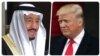 گفت‌وگوی ترامپ و ملک سلمان در مورد «ایران» و ایجاد «مناطق امن»