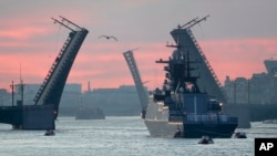 Ресей әскери-теңіз күштерінің "Стойкий" корветі, Санкт-Петербург (архивтегі фото).