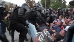 Відео розгону антиурядового мітингу у Кишиневі у День незалежності Молдови