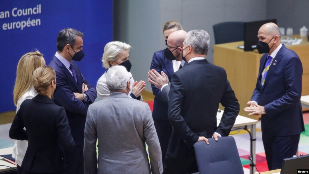 Hitan sastanak EU u zgradi Evropskog saveta u Briselu 24. februara 2022. 