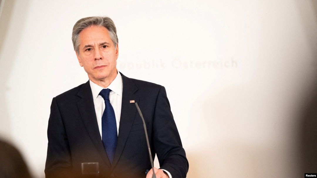 Entoni Blinken na konferenciji za novinare u Beču, 15. mart 2024.