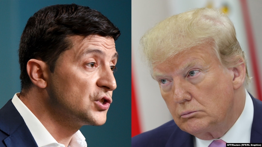 Predsednici Ukrajine i SAD, Volodmir Zelenski i Donald Tramp