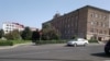 Nagorno-Karabakh - The main government buildings in Stepanakert, September 7, 2018.