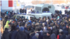 Муҳоҷирон дар назди идораи муҳоҷирати вилояти Томск