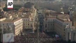 Последнее обращение папы Бенедикта XVI 