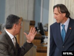 Lideri DPS-a i SDP-a Milo Đukanović i Ranko Krivokapić