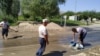 Кыргызское село Ак-Сай на границе с Таджикистаном. 25 июля 2019 года.
