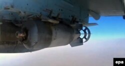 Бомбовая загрузка российского Су-25 в Сирии