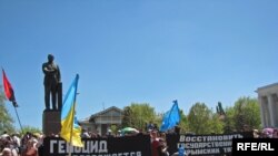 Жалобний мітинг до 65-ї річниці депортації кримських татар, Сімферополь, 18 травня 2009 р.
