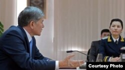 Алмазбек Атамбаев и Аида Салянова