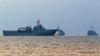Кораблі НАТО а акваторії Одеського порту. Фото надане прес-центром Командування ВМС ЗС України