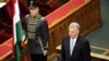 Новообраний Президент Угорщини Пал Шмітт виголошує промову в президентському палаці, Будапешт, 6 серпня 2010 року