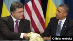 Президенти України та США Петро Порошенко та Барак Обама (фото архівне)