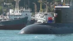 В Крым из Средиземного моря прибыла российская подводная лодка (видео)