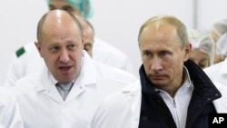 Пригожин с Владимиром Путиным