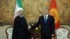 Иран президенти Хасан Роухани менен президент Алмазбек Атамбаев. 23-декабрь, 2016-жыл