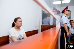 Сайрагуль Сауытбай в суде. Алматинская область, 13 июля 2018 года.