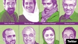 فعالان محیط زیستی که در بازداشت به سر می‌برند.