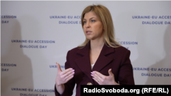 Віцепремʼєр-міністерка підтвердила на запитання журналістів, що угода зі США про мінерали не може містити моменти, які суперечать співпраці з ЄС