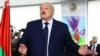 Олександр Лукашенко на виборчій дільниці під час президентських виборів. Мінськ, 26 січня 2025 року