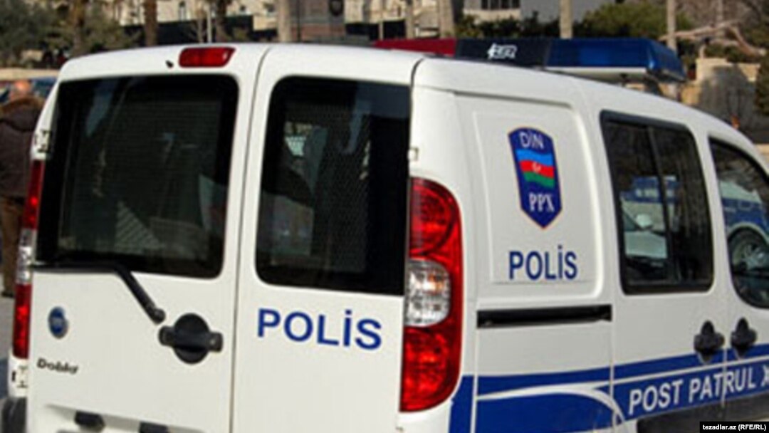 Azerbaijan -- police car Baku