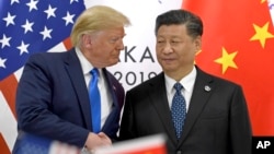 Дональд Трамп и Си Цзиньпин (архив).