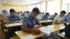Желающие поступить в Патрульную милицию проходят тестирование. 17 июня 2019 года