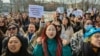 В Бишкеке еще раз сказали #нетнасилию. Как прошел повторный марш