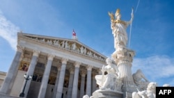 Zgrada austrijskog parlamenta u Beču, 4. aprila 2024. 