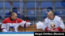 Уладзімір Пуцін і Аляксандар Лукашэнка