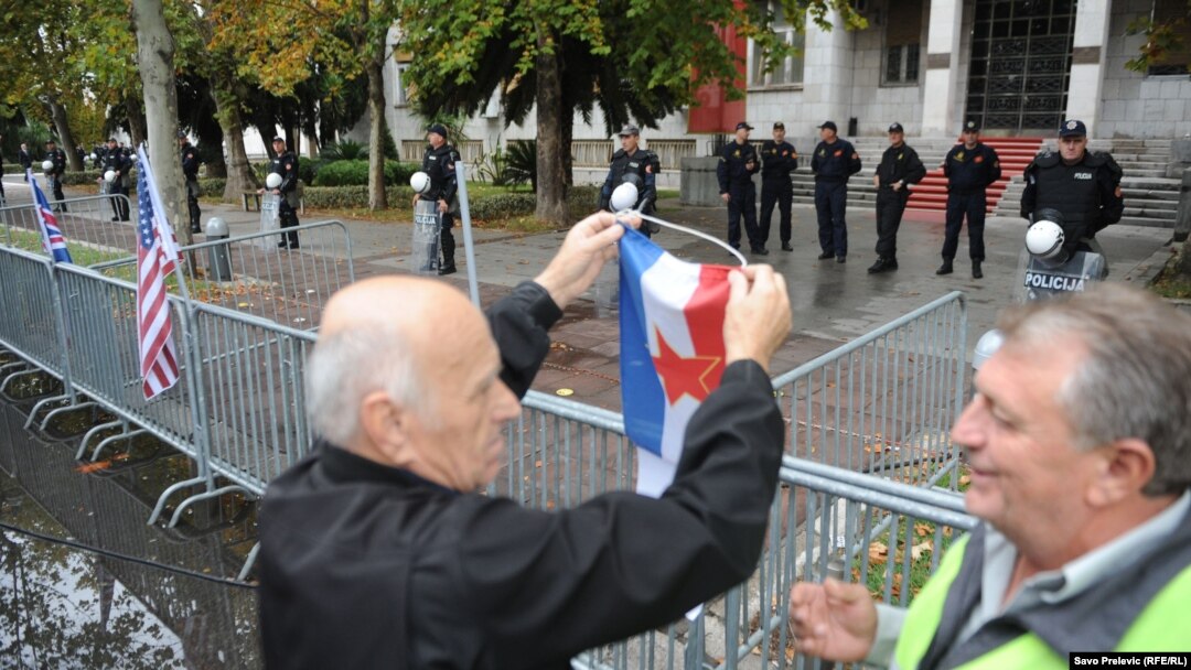 Protest u Podgorici, 7. oktobar 2015.