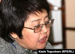 Оппозиционный политик Зауреш Батталова.