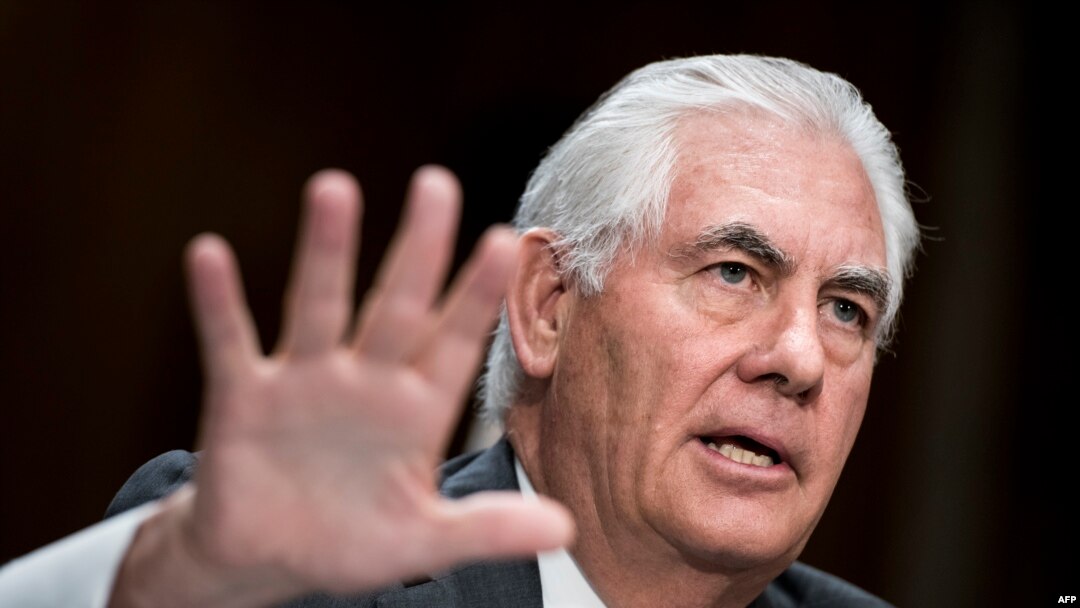 U.S. Secretary of State Rex Tillerson (file photo)